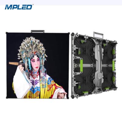 China MPLED Stage Background Rental Indoor Rental Slim Large P3 Curved Indoor Led Display Screen for sale