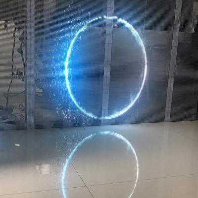 China Indoor Outdoor Led Transparent Led Video Display P10 Wall Price In China for sale