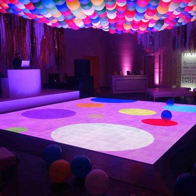 China P10 Outdoor Interactive Super Slim Led Control System Dance Floor With Interactive Auto System for sale