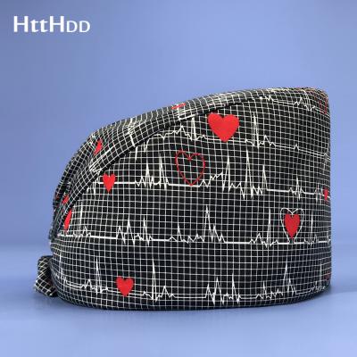 China High Quality Breathable Elastic Scrub Medical Beautician Operating Room Doctor Dentist Nurse Hair Clinic Care Pet Hats for sale