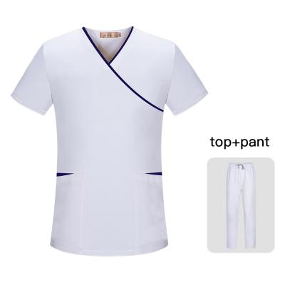 China High Quality High Quality V-Neckline Scrub Pant Elastic Unisex Breathable Surgery Top Beauty Salon Uniform Medical Accessories for sale