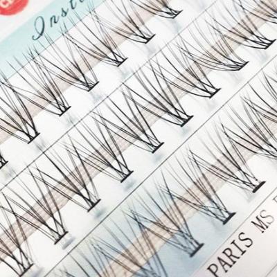 China Synthetic 1000.05 hot fusible hairs, segmented self-grafted eyelashes, natural of soft single-tuft type A eyelashes for sale