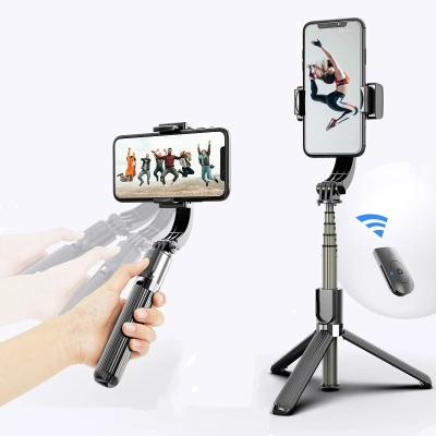 China For Laptops and Go pro3 360 Wireless Smart Flexible Tripod One Axis Gimbal Selfie Tripod Stabilizer L08 Handheld Gimbal for sale