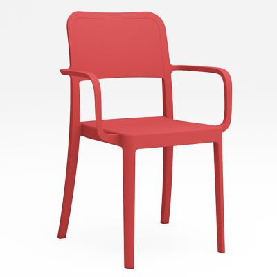 China Contemporary Plastic Chairs With Armrest Kids Dining Chairs PP Nordic Chairs For Pool Side for sale