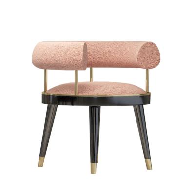 China Fashion Spinning Style Stuffed Furniture Modern Design Nordic Cafe Chairs for sale