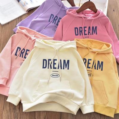 China Anti-pilling Girls Spring Ourq Style Long Sleeve Sweater Hoodie New Arrival Korean Blouse Drawstring Hoodie for sale