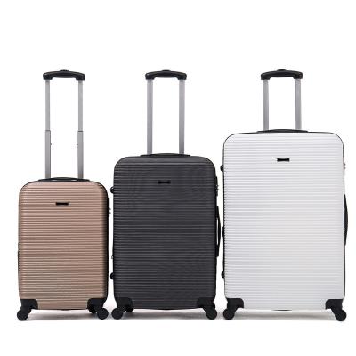 China Wholesale Large Capacity 18/20/24 ABS Cheap Price Luggage Custom For Long Travel Suitcase for sale