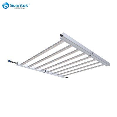 China Seed Starting USA Drop Shipping Sunritek MH8 720W 2.7umol/J LED Grow Light 8 Bar Foldable Spider Replacing Sumsang Pro 1700e Indoor Grow LED for sale