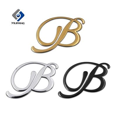 China Hot Selling Letter Body Sticker 3d Customizable Keys Identification ABS Decal Car Decoration Stickers Full for sale