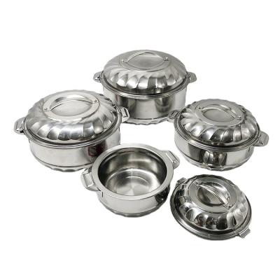 China 4pcs sustainable all steel cooking pot stainless steel cookware sets for sale