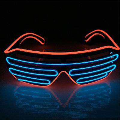 China PVC Glow In The Dark Glasses Event Party Ensures Light Up Glasses Led Shutter Glasses for sale