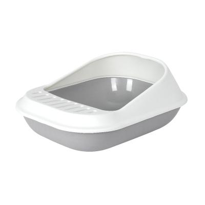 China Pakeway Sustainable High Quality Plastic Cat Litter Box Small Trash Tray Toilet for sale