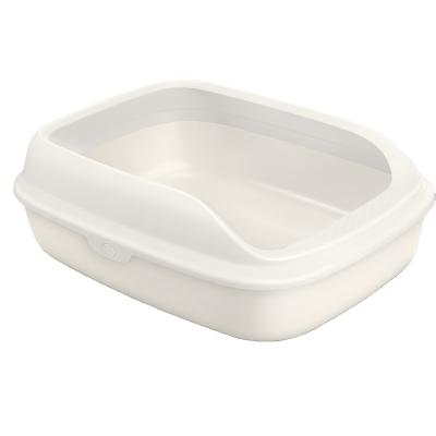 China PAKEWAY Cat Toilet Cat Litter Small Size Plastic Strong Material Open Box Cat Litter Tray for sale