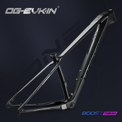 China Thru Axle 29er BSA73 1-1/8-1-1/2 Frame 12X148 Carbon Mountain Bike Thru Mountain Bikes OG-EVKIN CF-054 MTB Disc Bicycle Frames mtb bike for sale