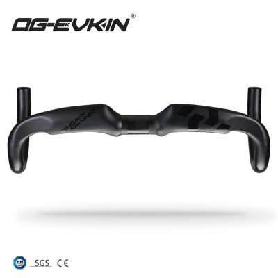 China Road Bikes OG-EVKIN HB-002 31.8MM 400/420/440MM Carbon Handlebar 31.8MM 400/420/440MM AERO Carbon Road Bicycle Grip Bar Bicycle Parts for sale