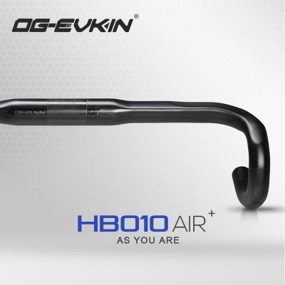 China Road Bikes OG-EVKIN HB-010 Carbon Handlebar Road Bike Drop Bar Road Bike Handlebar 31.8MM 400/420/440/460 Bicycle Part for sale