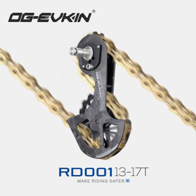 China Carbon+7075 Alloy OG-EVKIN RD-01 Carbon Fiber Ceramic Derailleur 13T-17T Pulley Guide Rear Wheel For R7000 R8000 R8050 R9150 R9170 Bicycle Parts for sale