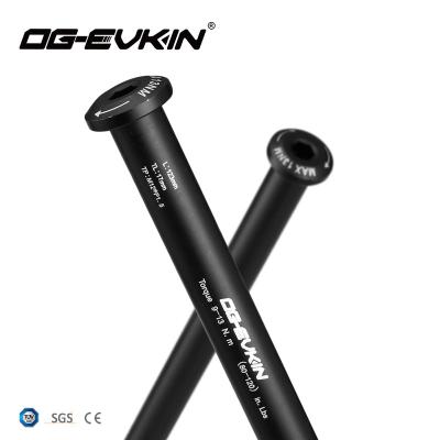 China OG-EVKIN QR-002 Road Bicycle Disc Brake Quick Release M12*P1.5 Thru-axle 12x142mm Rear/12x100mm Front Bicycle Skewers For Road Disc QR for sale