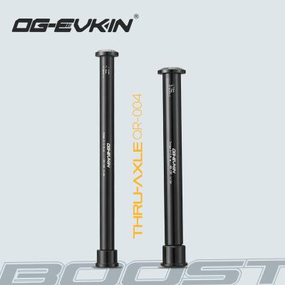 China Disc Road Bicycle OG-EVKIN QR-004 Thru-Axle M15/M12*P1.5 Front 15x110MM/Rear 12x148MM Bicycle Skewers For MTB Disc Brake Quick Gear Release 12 for sale