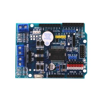 China DC Motors L298P PWM Speed ​​Controller Dual High-Power H-Bridge Driver nterface L298P Motor Shield Board for sale