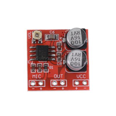 China LM386 electronic products electret microphone amplifier board / microphone amplifier / without potentiometer DC4-12V for sale