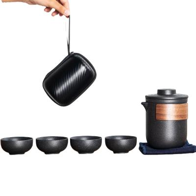 China Home Stored, Outdoor, Portable Mini Ceramic Travel Tea Bag Office Gift Travel Set for sale