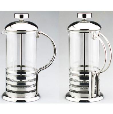 China Sustainable Smooth French Coffee Press Espresso Tea Maker With Triple Filters Stainless Steel Plunger for sale