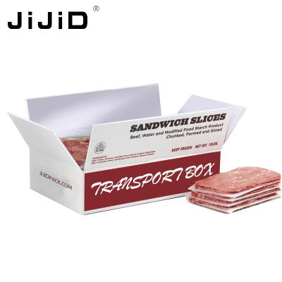 China JiJiD Recyclable Customized 430*210*270 Shipping Insulated Box Packaging Cardboard Cardboard Box Insulation Boxes For Pig for sale