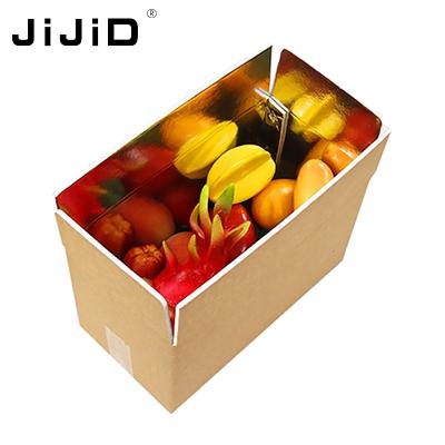 China Factory Direct Selling JiJiD Resealable Packaging Insulation Box Recyclable Packaging Cardboard Insulated Box For Tuna Guangdong 1000 Pcs 6mm for sale