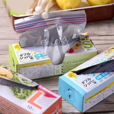 China JiJiD Moisture Proof Clear Plastic Resealable Zip Lock Poly Bags With Lock Seal Zipper Handle Resealable Seal Bags Clear for sale