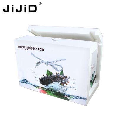 China JiJiD Handmade Foam Box Expanded Polystyrene Transport Boxes Cold Insulated Shipper Box for sale