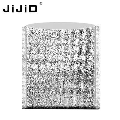 China High Quality JiJiD Factory Selling Waterproof Insulation Cloth Cooler Warm Updraft Insulated Aluminum Foil Metallic Flat Bag for sale