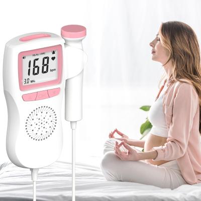 China Health Care Medical Manufacturer Handheld Prenatal Baby Heart Rate Monitoring Fetal Doppler for sale