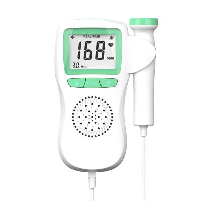 China Convenient Home Care Medical Devices Pocket Doppler Heartbeat Apparatus Baby Fetal Heartbeat Monitor for sale