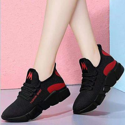 China Lightweight High Quality Ladies Knitted Causal Sneakers Women Shoes Sport Women Flat Shoes for sale