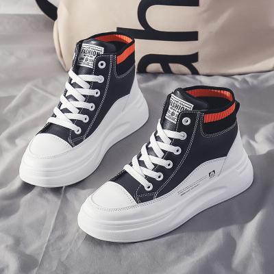 China 2021 flat casual shoes fall 2021 platform women's shoes new white board shoes for sale