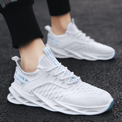 China Black White Breathable Sports Sneaker Sports Shoes For Men Custom Made Mens Sports Shoes for sale