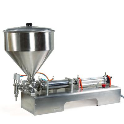 China 100-1000ml Semi Automatic Cream Beverage Lotion Honey Filling Machine /Semi Automatic Tomato Sauce Filling Machines for sale