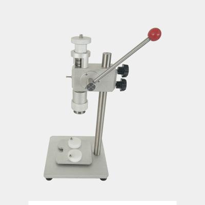 China Food Manual Machine Perfume Crimper Capper Metal Collar Cap Press Crimping Capping Machine With High Efficiency for sale