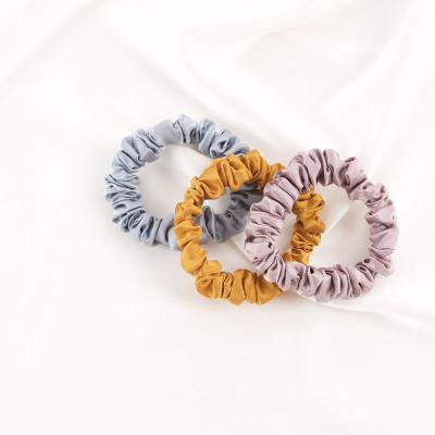 China Fashion and Fashionable Silk Eye Elastic Hair Tie Hair Accessory Mask Set 100% Hangzhou Pure Silk Scrunchie for sale