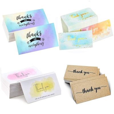 China Customized Packaging Custom Printing Thank You Cards For Custom Small Business Small Business Store Business Gift Postcards Decoration for sale