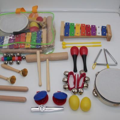 China Educational Toy Kindergarten Musical Instrument Set, Percussion Kits with Carry Bag for sale