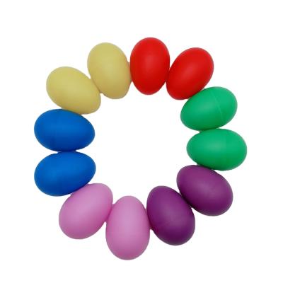 China Mini Educational Colorful Plastic Egg Shaker Colorful Egg Shape Toy Egg Shaker M101-4 for sale