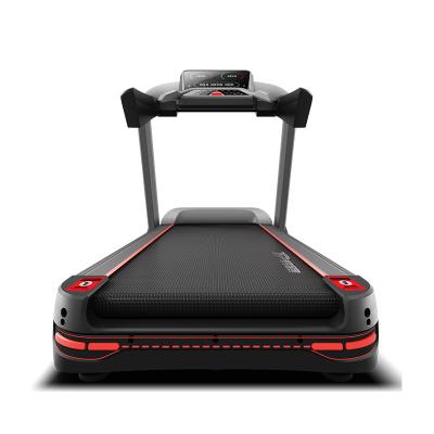 China Commercial YPOO CE Approved Gym Equipment Treadmill Machine Fold Motorized Treadmill With TV Semi-Commercial Treadmill With Incline for sale