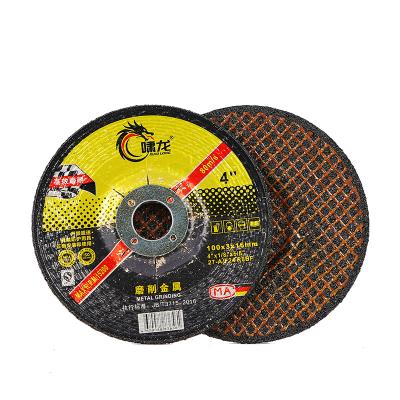 China Cutting XIAOLONG 100*3*16mm High Speed  Cutting Wheel Grinding Cutting Disc Metal 4 inch for sale