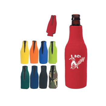 China Wholesale Eco-Friendly Logo Print Personalized Neoprene Bottle Cooler Sleeve for sale