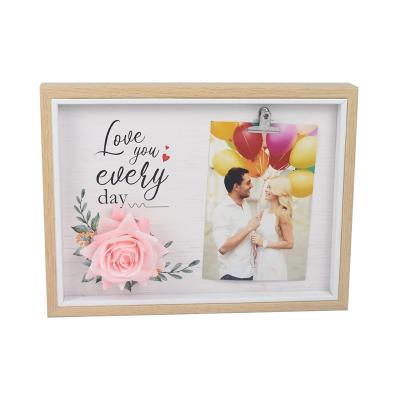 China Modern High Quality Wooden Wedding Photo Frames , Hanging Photo Frame For Home Decor for sale