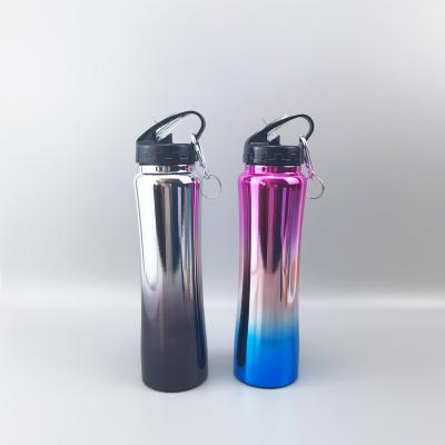 China Wholesale Viable Stainless Steel Portable Sports Portable Travel Flask 500ml Vacuum Metal Wide Mouth Design Water Bottle for sale