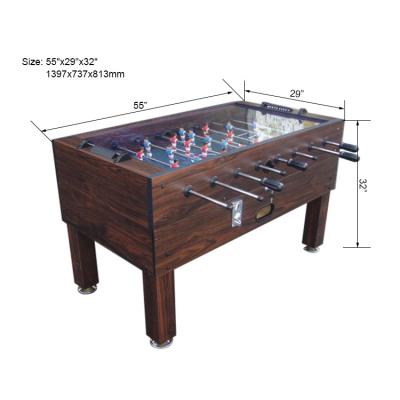 China MDF laminated with pvc football table promotion table football table football table games set inflatable human soccer ping pong for sale