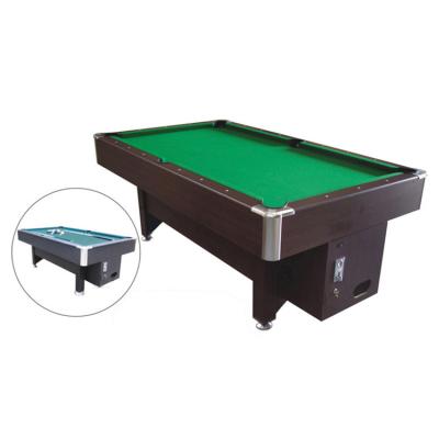 China MDF with cheap pvc fusion snooker table white gold 7 pool tables snooker table snooker pool table crazy pool table gold slate fusion snooker table 3 parts for sale